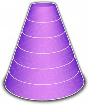 Download cone up 6purple PowerPoint Graphic and other software plugins for Microsoft PowerPoint