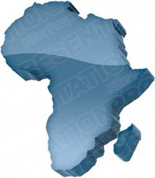 Download map africa blue PowerPoint Graphic and other software plugins for Microsoft PowerPoint