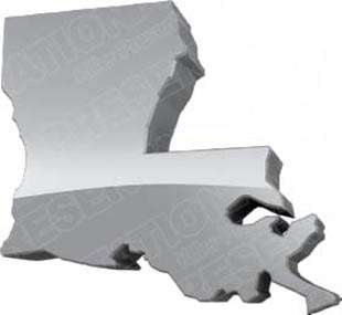 Download map louisiana gray PowerPoint Graphic and other software plugins for Microsoft PowerPoint
