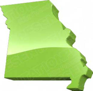 Download map missouri green PowerPoint Graphic and other software plugins for Microsoft PowerPoint