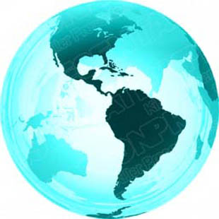 Download 3d globe americas teal PowerPoint Graphic and other software plugins for Microsoft PowerPoint