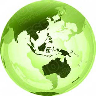 Download 3d globe australia green PowerPoint Graphic and other software plugins for Microsoft PowerPoint
