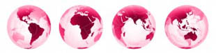Download 3d globes pink PowerPoint Graphic and other software plugins for Microsoft PowerPoint