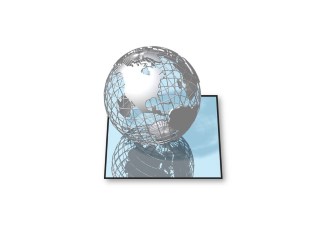 PowerPoint Image - 3D Globe 03 Square