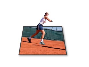 PowerPoint Image - 3D Tennis Backup Square