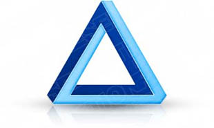 Download 3dtriangle02 blue PowerPoint Graphic and other software plugins for Microsoft PowerPoint