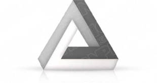Download 3dtriangle04 silver PowerPoint Graphic and other software plugins for Microsoft PowerPoint