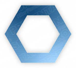 Download lined hexagon2 blue PowerPoint Graphic and other software plugins for Microsoft PowerPoint