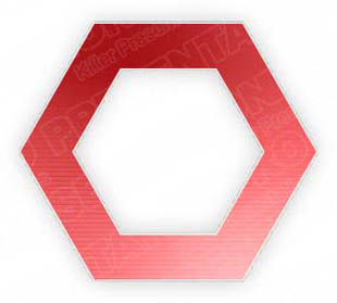 Download lined hexagon2 red PowerPoint Graphic and other software plugins for Microsoft PowerPoint