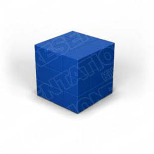 Download puzzle cube 1 blue PowerPoint Graphic and other software plugins for Microsoft PowerPoint