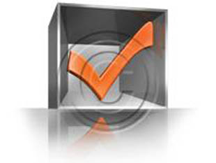 Download orange checkbox PowerPoint Graphic and other software plugins for Microsoft PowerPoint