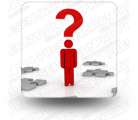 Confused 01 Square PPT PowerPoint Image Picture
