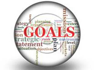 Goals Word Cloud Circle PPT PowerPoint Image Picture