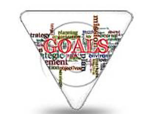Goals Word Cloud Sign Color Pen PPT PowerPoint Image Picture