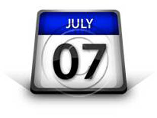 Calendar July 08 PPT PowerPoint Image Picture