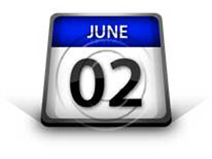 Calendar June 02 PPT PowerPoint Image Picture