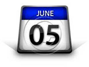 Calendar June 05 PPT PowerPoint Image Picture