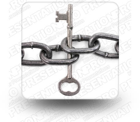 Key Chain 01 Square PPT PowerPoint Image Picture