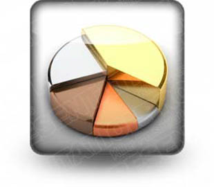 Download metal pie chart b PowerPoint Icon and other software plugins for Microsoft PowerPoint