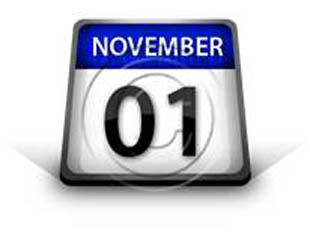 Calendar November 01 PPT PowerPoint Image Picture
