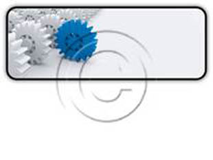 Rolling Cog Rectangle PPT PowerPoint Image Picture