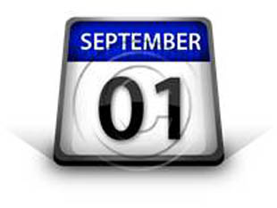 Calendar September 01 PPT PowerPoint Image Picture