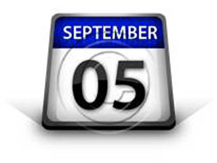 Calendar September 05 PPT PowerPoint Image Picture