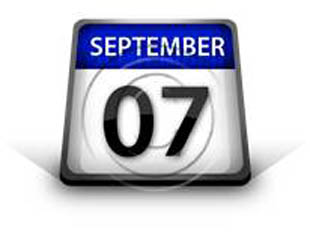 Calendar September 07 PPT PowerPoint Image Picture