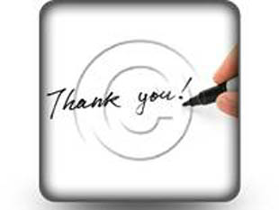 Thanks Pen Square PPT PowerPoint Image Picture