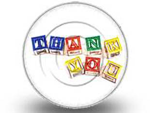 THANKYOU BLOCKS Circle Color Pencil PPT PowerPoint Image Picture