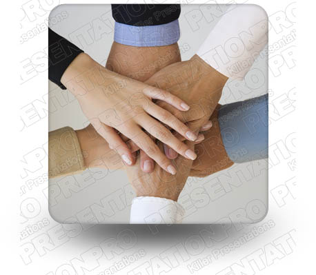 TeamWork 02 Square PPT PowerPoint Image Picture