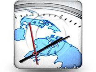 WorldClock-s Color Pencil PPT PowerPoint Image Picture
