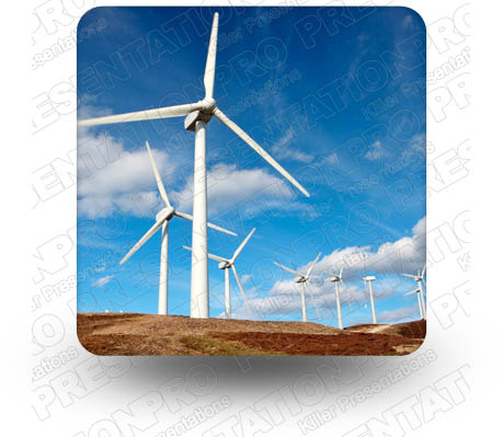 Wind Farm 01 Square PPT PowerPoint Image Picture