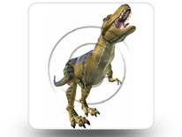 T-Rex 02 Square PPT PowerPoint Image Picture