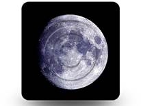 Full Moon Square PPT PowerPoint Image Picture