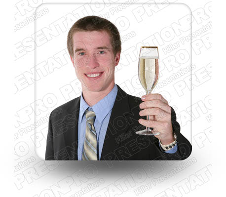 Groom Toast 01 Square PPT PowerPoint Image Picture