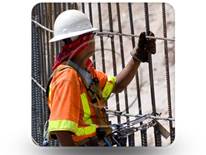 Construction Worker 01 Square PPT PowerPoint Image Picture