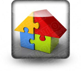 Download house puzzle b PowerPoint Icon and other software plugins for Microsoft PowerPoint