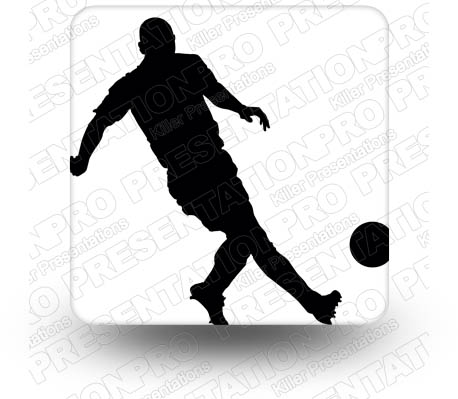 Footballer 01 Square PPT PowerPoint Image Picture