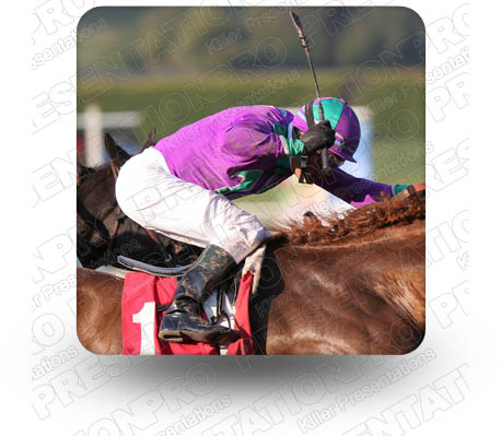 Jockey 01 Square PPT PowerPoint Image Picture