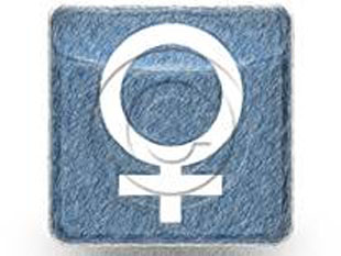 GenderFemale Blue Color Pen PPT PowerPoint Image Picture