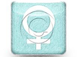 GenderFemale Teal Color Pen PPT PowerPoint Image Picture