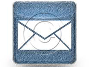 Mail Blue Color Pen PPT PowerPoint Image Picture