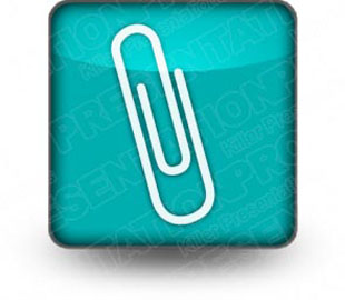 Download paperclip teal PowerPoint Icon and other software plugins for Microsoft PowerPoint