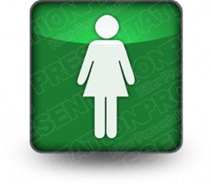 Download peoplefemale_green PowerPoint Icon and other software plugins for Microsoft PowerPoint