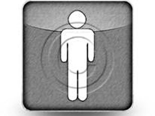 PeopleMale Sketch Dark PPT PowerPoint Image Picture