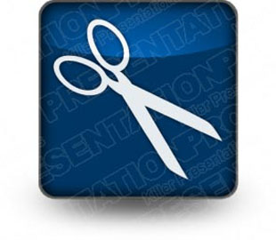 Download scissors blue PowerPoint Icon and other software plugins for Microsoft PowerPoint
