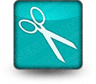 Download scissors teal PowerPoint Icon and other software plugins for Microsoft PowerPoint