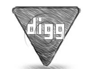 Digg Sign Sketch PPT PowerPoint Image Picture