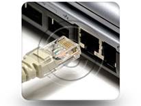 Ethernet 01 Square PPT PowerPoint Image Picture